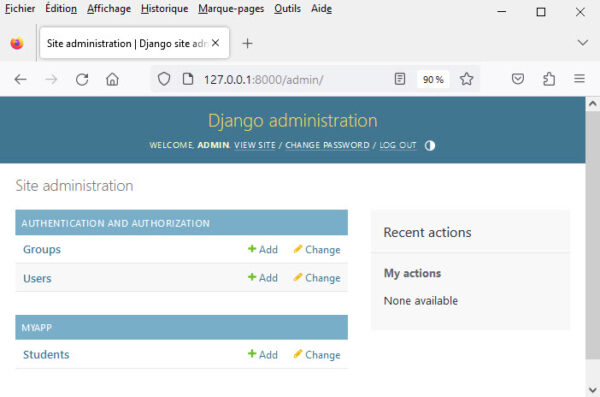 Django Model - My Courses